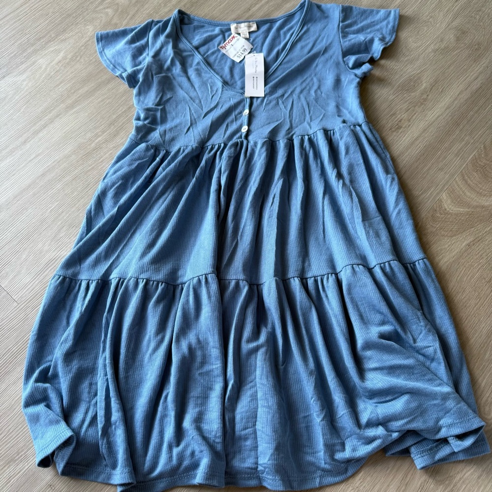 See You Monday Sky Blue Dress